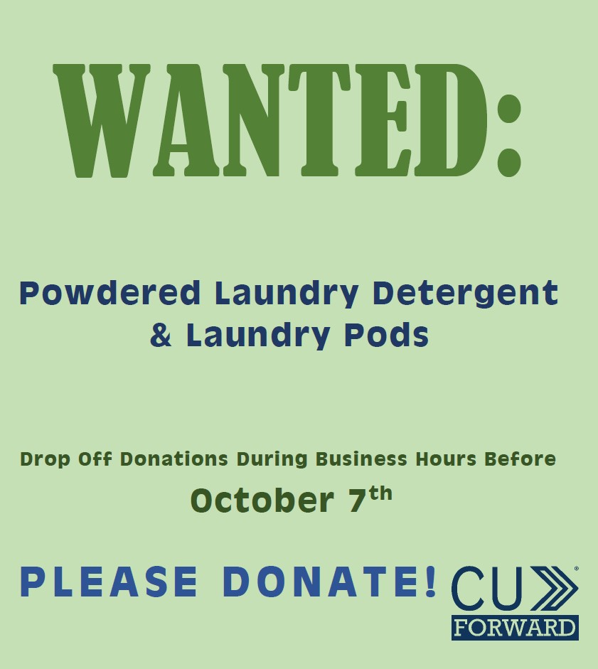 Wanted laundry detergent for C U Forward Day